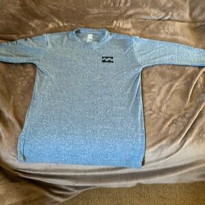 Billabong youth large blue rash guard (UPF 50)